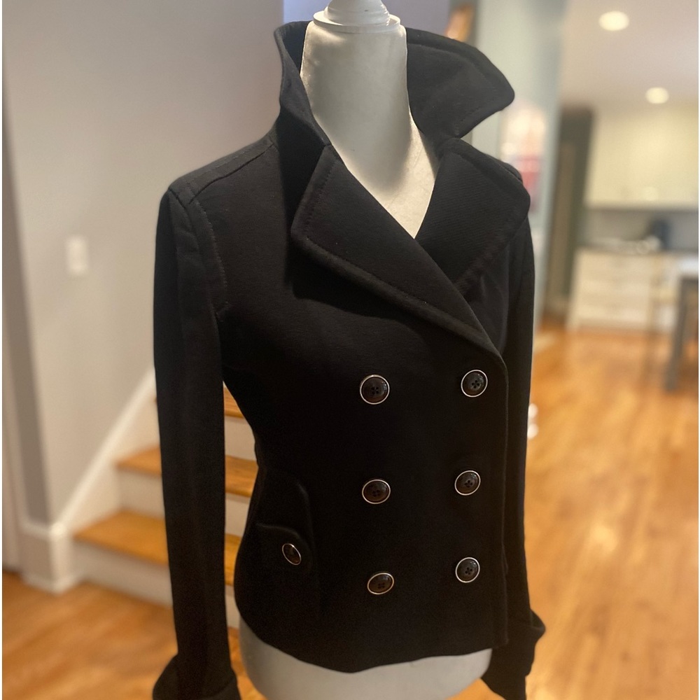 Banana Republic Double Breasted Wool Pea Coat